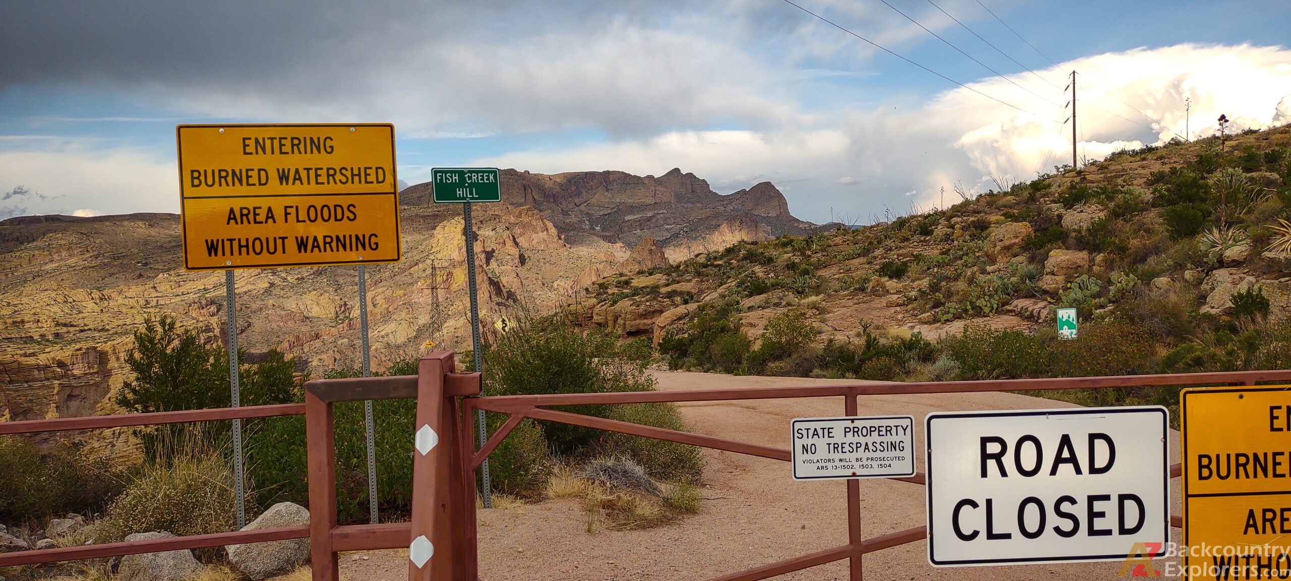 Why the Apache Trail is closed